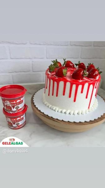 Geleia de brilho morango 500grs Gelealgas Imagem de Geleia de brilho morango 500grs Gelealgas
