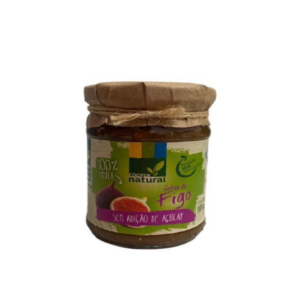 Geleia De Figo 100% Fruta Orgânico Sem Açúcar 180G - Coopernatural Imagem de Geleia De Figo 100% Fruta Orgânico Sem Açúcar 180G