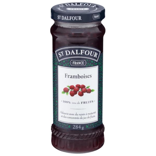 Geleia de Framboesa sem Adição de Açúcar St. Dalfour 284g - St.Dalfour Imagem de Geleia de Framboesa sem Adição de Açúcar St. Dalfour 284g