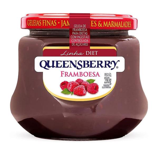 Imagem de Geleia de Framboesa Zero Açúcar QueensBerry 280g