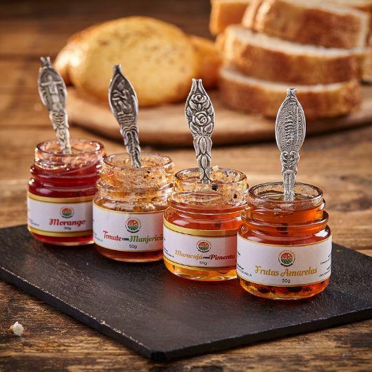 Geléia de Frutas com Pimenta - Natural e Artesanal - Caminho da Fazenda 50g - CaminhodaFazenda Imagem de Geléia de Frutas com Pimenta - Natural e Artesanal - Caminho da Fazenda 50g