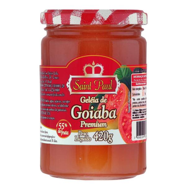 Geleia De Goiaba Premium Saint Paul 420G Imagem de Geleia De Goiaba Premium Saint Paul 420G