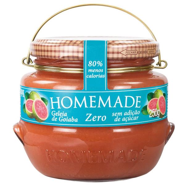 Geleia De Goiaba Zero Açúcar Homemade Sem Glúten Sem Lactose Vegano - 250g Imagem de Geleia De Goiaba Zero Açúcar Homemade Sem Glúten Sem Lactose Vegano - 250g