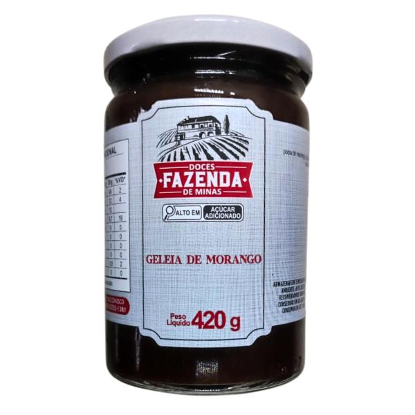 Imagem de Geléia de Morango Fazenda de Minas 420G