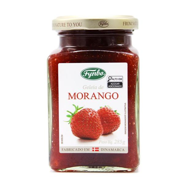 Geleia de Morango Fynbo 285g Imagem de Geleia de Morango Fynbo 285g