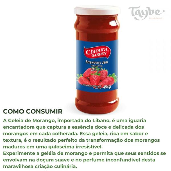 Imagem de Geleia De Morango Importada Libanesa 454g  -  Chtoura Garden