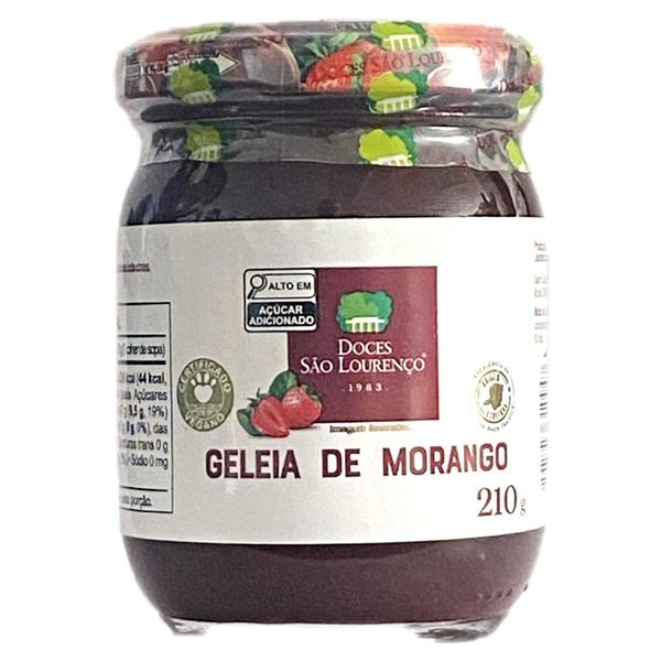 Imagem de Geleia de Morango São Lourenço 210g (5 potes)