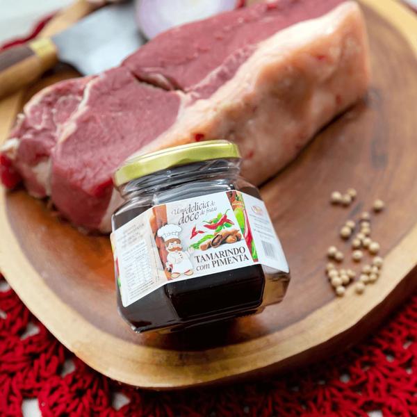 Geleia de Tamarindo com Pimenta Grande 100% Fruta - Fruit Cooky Imagem de Geleia de Tamarindo com Pimenta Grande 100% Fruta