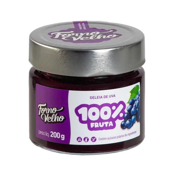 Imagem de Geleia De Uva 100% Fruta Forno Velho 200G