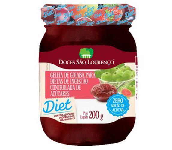 Geleia Diet De Goiaba Sao Lourenco 200G - São Lourenço Imagem de Geleia Diet De Goiaba Sao Lourenco 200G