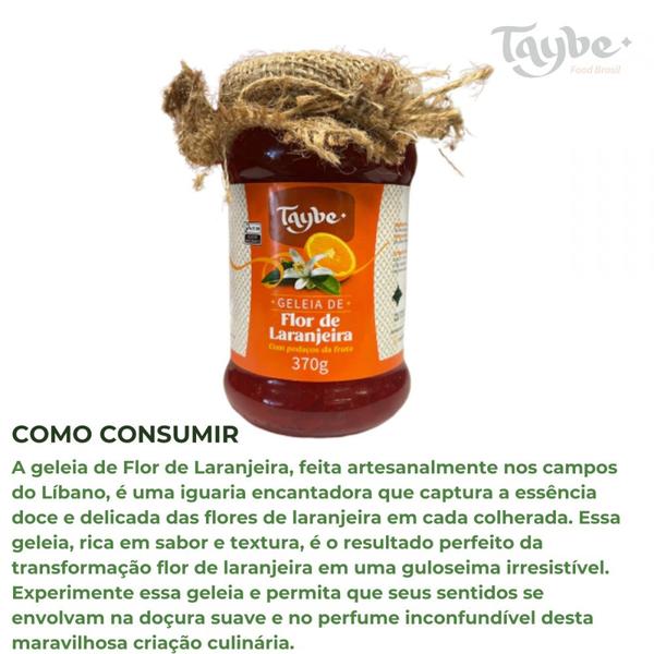 Geleia Flor De Laranjeira Importada Artesanal 370g - Taybe Imagem de Geleia Flor De Laranjeira Importada Artesanal 370g - Taybe