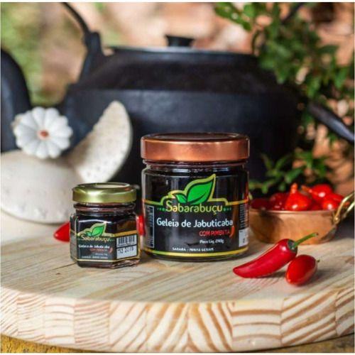Geleia Gourmet Jabuticaba Com Pimenta 240g Sabarabuçu Imagem de Geleia Gourmet Jabuticaba Com Pimenta 240g Sabarabuçu