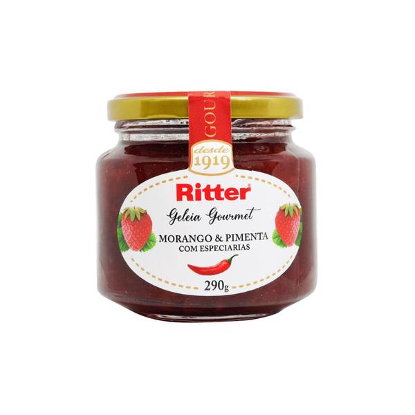 Imagem de Geleia Gourmet Ritter Morango e Pimenta com Especiarias 290g