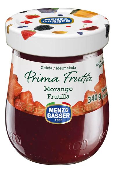 Imagem de Geleia menz e gasser prima frutta de morango 340g