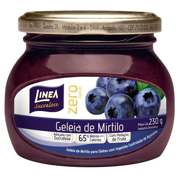 Imagem de Geléia Mirtilo Zero Açúcar 230g - Línea - LINEA