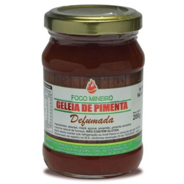 Geleia Pimenta Defumada Agridoce Gourmet 200g - Fogo Mineiro Imagem de Geleia Pimenta Defumada Agridoce Gourmet 200g