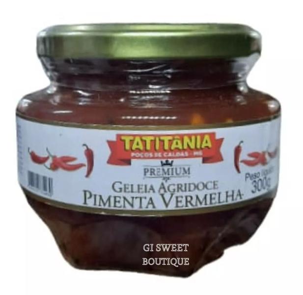 Geléia Premium Agridoce Pimenta Vermelha Tatitânia 300grs - TATITANIA Imagem de Geléia Premium Agridoce Pimenta Vermelha Tatitânia 300grs