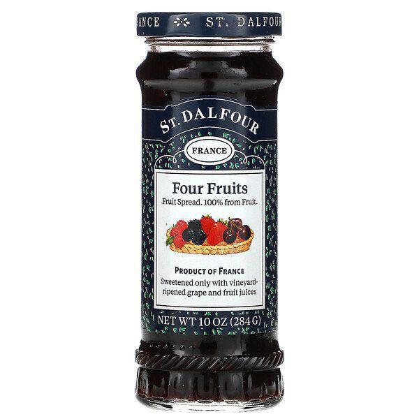 Geléia premium st. dalfour quatre fruits - 4 sabores 248g Imagem de Geléia premium st. dalfour quatre fruits - 4 sabores 248g