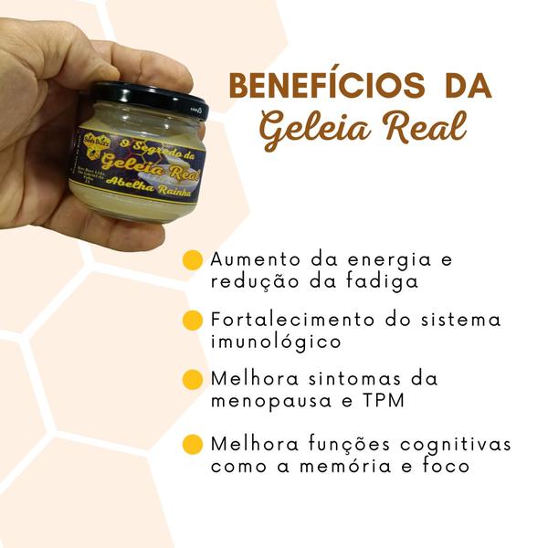 Imagem de Geleia Real BEES BUZZ natural pura Segredo da Rainha das abelhas 100g