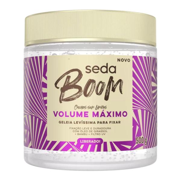 Imagem de Geléia Seda Boom Volume Máximo + Creme para Pentear