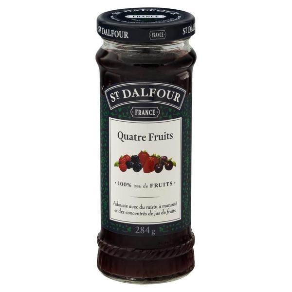 Geleia St Dalfour Francesa Damasco Quatro Frutas, 100% Frutas 284g - Diego Zamora Imagem de Geleia St Dalfour Francesa Damasco Quatro Frutas, 100% Frutas 284g