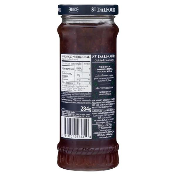 Geleia ST Dalfour Francesa Morango 100% Frutas 284g - Diego Zamora Imagem de Geleia ST Dalfour Francesa Morango 100% Frutas 284g