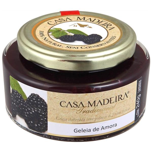 Imagem de Geleia Tradicional de Amora com Pedaços Casa Madeira 240g