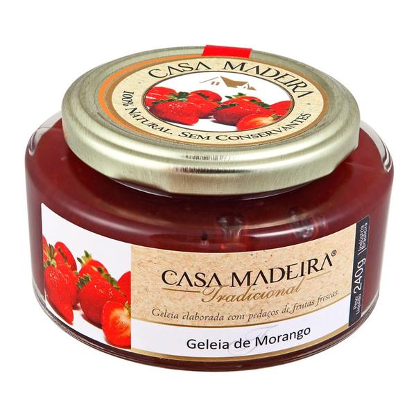 Imagem de Geleia Tradicional de Morango Casa Madeira 240g