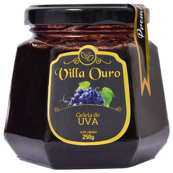 Geleia Villa Ouro Sabor Uva 250gr Imagem de Geleia Villa Ouro Sabor Uva 250gr