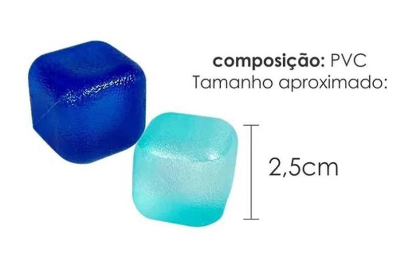 Imagem de Gelo Ecológico Kit Com 12 Cubos Artificial Reutilizável Azul