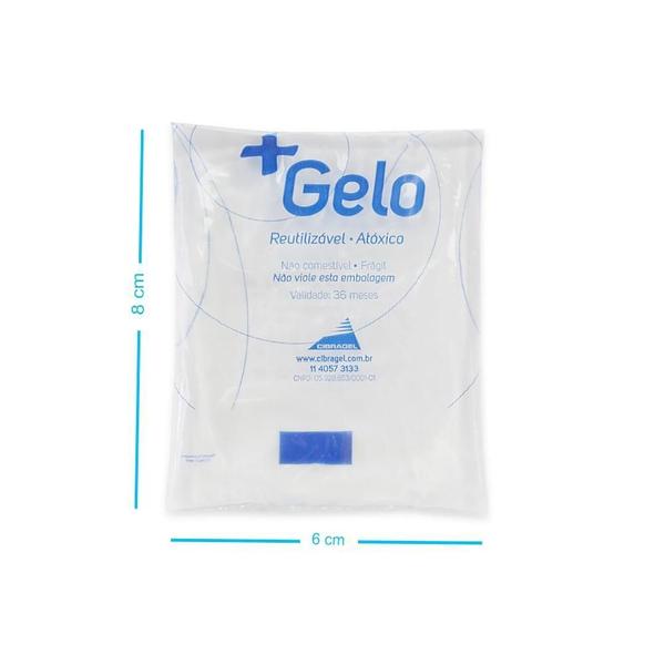 Imagem de Gelo Gel Artificial Flexível +Gelo 65G Kit Com 10 Unidades