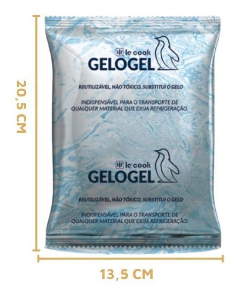 Imagem de Gelo Gel Artificial Reutilizável Flexível 500 mL - Kit c/ 4 Unidades