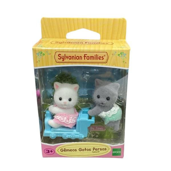 Imagem de Gêmeos Gatos Persas Sylvanian Families Epoch