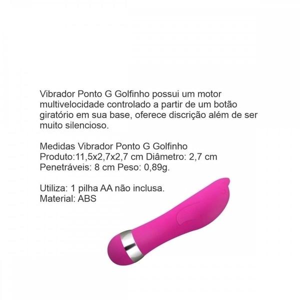 Imagem de GENERAL IMPORT - Vibrador Formato Golfinho Multivelocidade - Aveludado - Roxo