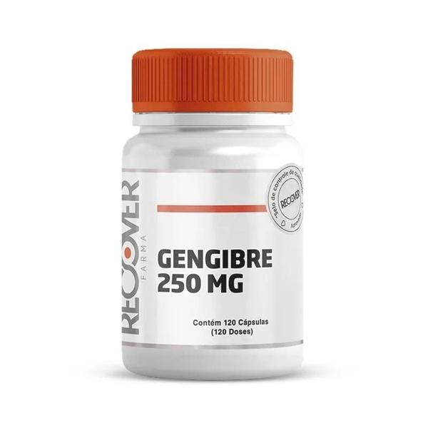 Imagem de Gengibre 250mg - 120 Cápsulas (120 Doses) - Recover Farma