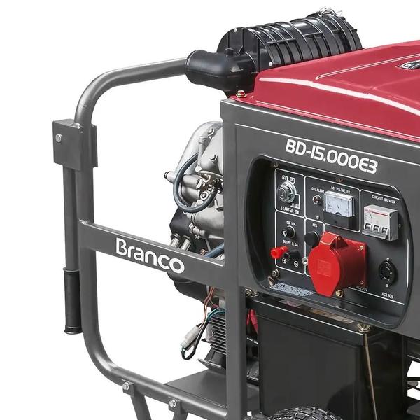 Imagem de Gerador à Diesel Trifásico 380V 22CV - Partida Elétrica - BD-15000E3 G2 - 90314005 - Branco