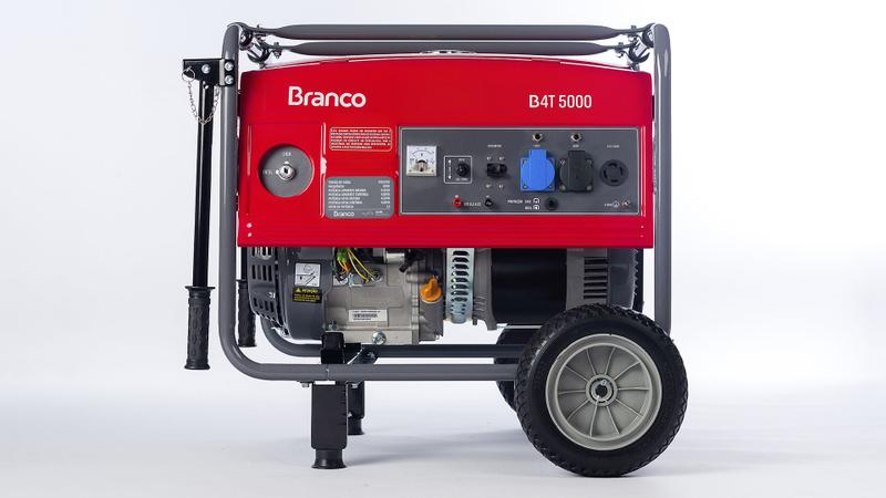 Imagem de Gerador branco b4t-5000 110v / 220v partida manual