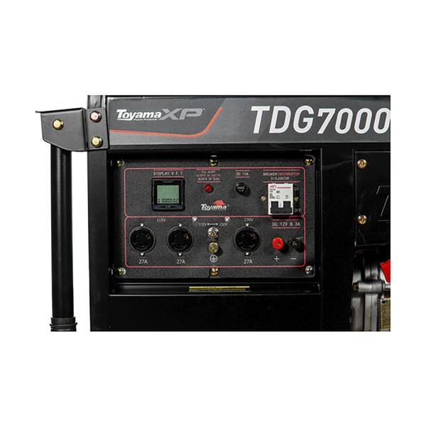 Imagem de Gerador de Energia à Diesel Tdg7000xp Toyama