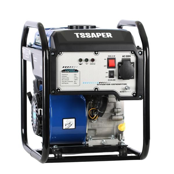 Imagem de Gerador de energia a gasolina inverter 4,75 kVA 4 tempos 220v Tssaper modelo TS5000i