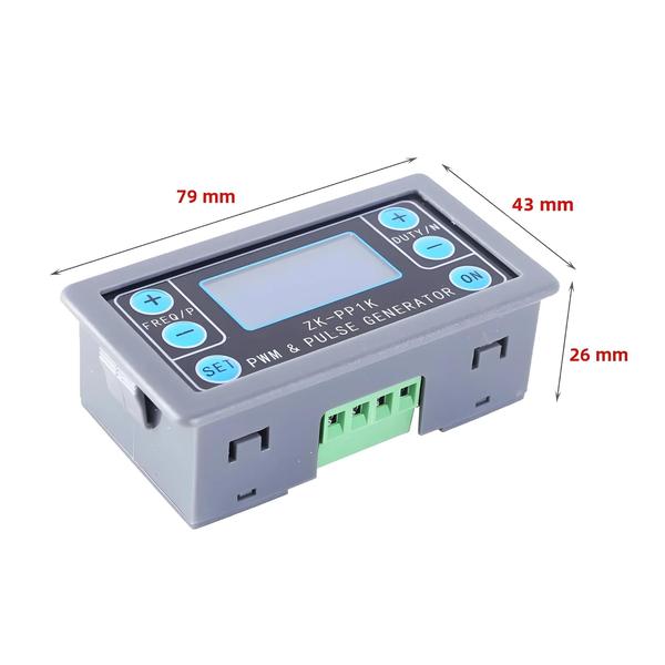 Imagem de Gerador de Sinal PWM de Modo Duplo - LCD, 1 Canal (1Hz-150kHz), Ciclo de Trabalho Ajustável