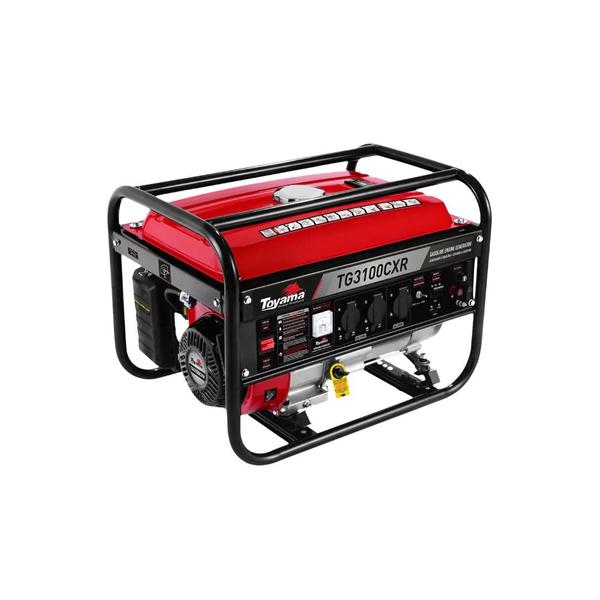 Imagem de Gerador Energia Gasolina 60HZ 3,1kva Bivolt Partida Manual 3100CXR - Toyama