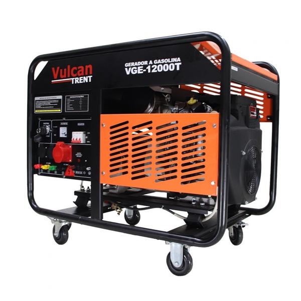 Imagem de Gerador Gasolina 21HP 12000W Trifásico VGE12000T Vulcan Trent