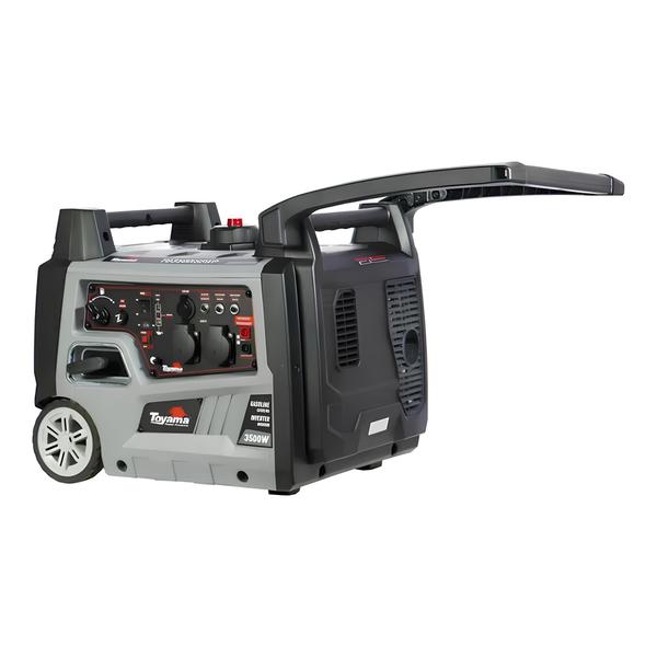 Imagem de Gerador Gasolina TG3500iSPXP-220 Toyama Digital Inverter Silencioso 3,5KW 220V Motor 4T com Rodas e saída 12V Partida Manual