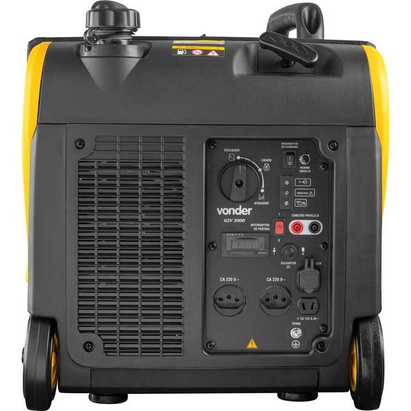 Imagem de Gerador/Inversor a Gasolina 3000W 220V GIV3000 VONDER