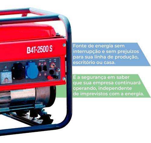 Imagem de Gerador Portátil Branco B4t-2500s 2200w Monof 110v/220v P.m