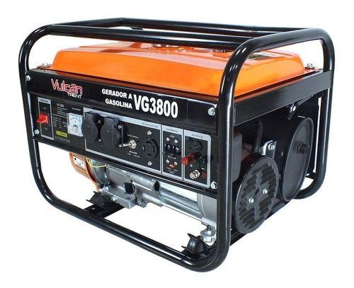 Imagem de Gerador Portátil Vulcan Vg3800 3000w Bifásico Com Tecnologia Avr 127v/220v