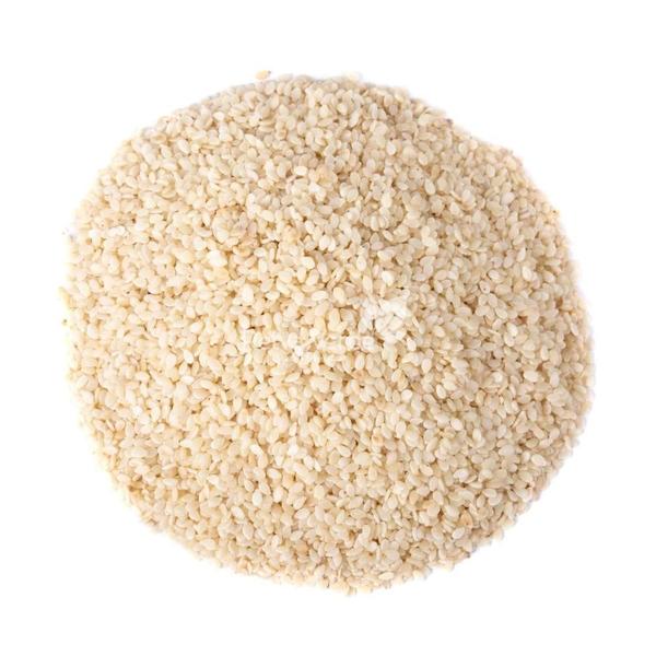 Gergelim branco despeliculado 1kg - Biomaster Imagem de Gergelim branco despeliculado 1kg