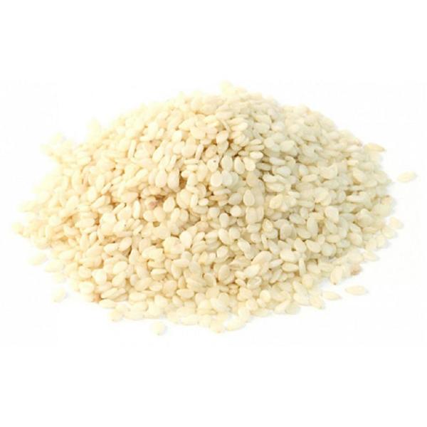 Gergelim Branco Sem Pele - 500g - N4 Natural Imagem de Gergelim Branco Sem Pele - 500g