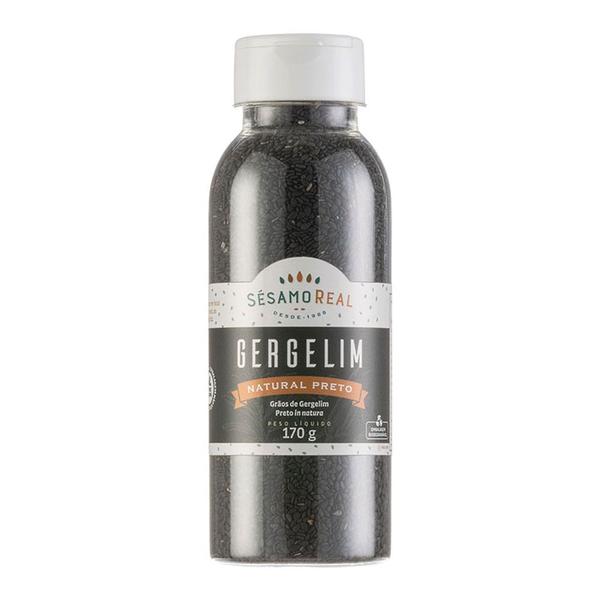 Gergelim Natural Preto Sésamo Real 170g Imagem de Gergelim Natural Preto Sésamo Real 170g