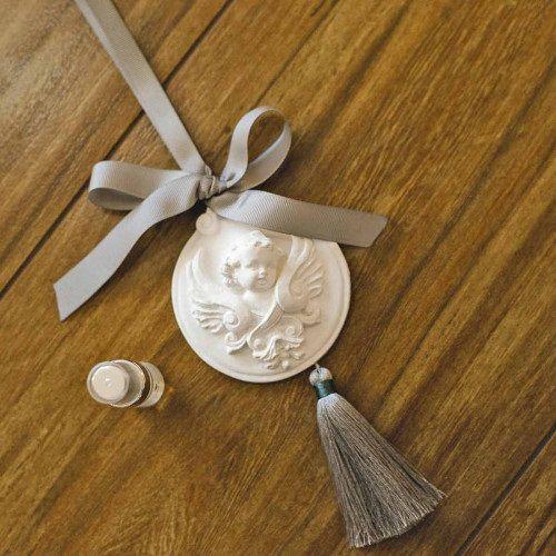 Imagem de Gesso Perfumado P Medalhão Anjo Bamboo M Victoria